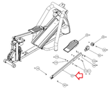 Precor Elliptical Stair Arm Rail with Pivot Block 50570-101 - hydrafitnessparts