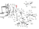 Precor Elliptical Universal Left Right Cast Tie Rod Assembly PPP000000300168101 - fitnesspartsrepair