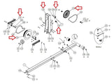 Precor Elliptical Weldment Drive Painted Alpine Assembly PPP000000034161102 - fitnesspartsrepair