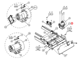Precor M9.33 9.3x C932 C932i C934 C936i M9.3x Treadmill Motor Plate 44097-102 - hydrafitnessparts