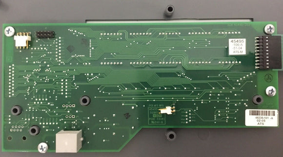 Precor M9.3x - M9.31 Stone Gray Treadmil Display Console Circuit Board 48236-101 - fitnesspartsrepair