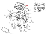 Precor M9.3x - M9.31 Stone Gray Treadmil Display Console Circuit Board 48236-101 - fitnesspartsrepair