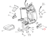 Precor Miscellaneous Cardio Frame Joint Right Cover 39904-101 - hydrafitnessparts