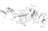 Precor RBK 885 815 RBK10 RBK885 Recumbent Bike Seat Top Bar PPP000000300564101 - hydrafitnessparts