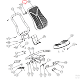 Precor RBK 885 815 RBK10 Recumbent Bike Flex Mount Assembly PPP000000300548101 - hydrafitnessparts