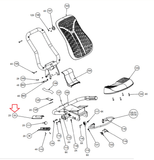 Precor Recumbent Bike Heart Rate Hand Sensor Pulse Top Grip PPP000000035700103 - hydrafitnessparts