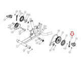 Precor Recumbent Bike Right Square Pedal Crank Arm PPP000000049020102 - fitnesspartsrepair