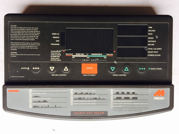 Precor Treadmill Display Console 9.25 (F7) Treadmill Display Console 36460-102 - fitnesspartsrepair