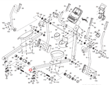 Proform 10.0 ZE 420 ZLE 500LE 600LE Smart Elliptical Pedal Latch Assembly 309335 - hydrafitnessparts