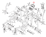 Proform 10.0 ZE ZE5 Elliptical Display Console Assembly MFR-ELPF55909 287004 - hydrafitnessparts