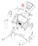 Proform 10.0 ZT - PFTL595090 Treadmill Display Console Panel 289703 - fitnesspartsrepair