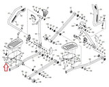 Proform 1110 E 1310 E Elliptical Left Pedal Handle 337731 - fitnesspartsrepair