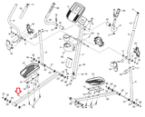 Proform 315 ZLE 7.0 RE Elliptical Left Pedal Arm 334937 - hydrafitnessparts