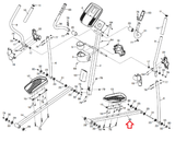 Proform 315 ZLE 7.0 RE Elliptical Right Pedal Arm 334938 - hydrafitnessparts