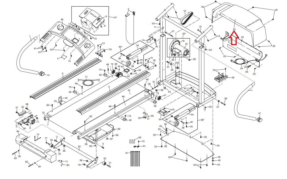 Proform cheap 390 treadmill