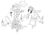 Proform 4.0 ES 425 ZLX XP 440 R Upright Bike Console Upright 317932 - hydrafitnessparts