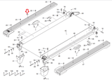 Proform 410 Trainer Crosswalk 405 E 415 Treadmill Left Foot Rail 253878 252397 - hydrafitnessparts