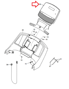 ProForm 430I PFTL396170 PFTL396171 Treadmill Display Console Assembly 421367 - hydrafitnessparts