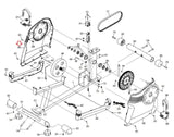 Proform 440 R 4.0 ES Upright Bike Left Front Frame cover MFR-317827 318157 - hydrafitnessparts