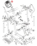 Proform 480 LE Space Saver 895 ZLE Elliptical Display Console Assembly 272983 - hydrafitnessparts