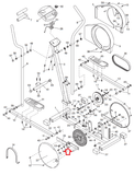 ProForm 485E Elliptical Left and Right Crank Arm 146302 - hydrafitnessparts