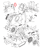 Proform 5.0 ES 345 ZLX Upright Bike Seat Post Assembly 331754 - fitnesspartsrepair