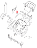 Proform 505 CST PFTL609100 PFTL609101 Treadmill Console Frame 327265 - hydrafitnessparts