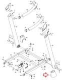 Proform 505 CST PFTL609100 PFTL609101 Treadmill Right Base Cover 301285 - hydrafitnessparts