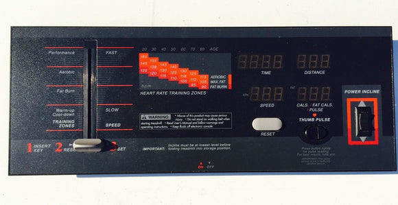 Proform 525 si 525ex 585tl Treadmill Display Console Control Panel ECT-916 - fitnesspartsrepair