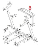 Proform 525 ZLT Crosswalk Fit 415 Treadmill Tray 347728 - fitnesspartsrepair