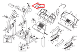 Proform 542e 545s CX 18i 560v XP 542e XP 542s Treadmill Upper Rail Endcap 214545 - fitnesspartsrepair