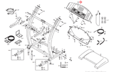 Proform 785ss Pftl79100 Treadmill Pulse Bar Circuit Board & Cover 156551 - hydrafitnessparts