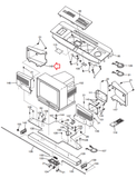 Proform 785TL PFTL44060 Treadmill TV Monitor Left Panel Rear Cover 134172 - hydrafitnessparts