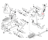 Proform C 9.5 Series Endurance 920 E Elliptical Right Upper Body Arm 385341 - hydrafitnessparts