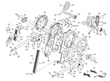 Proform Cardiohiit Trainer Elliptical Right Wheel Cover 375924 - hydrafitnessparts