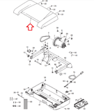 Proform Crosswalk 405 E Treadmill Motor Hood Shroud Cover MFR-241173 or 248090 - hydrafitnessparts