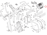 Proform CX 1050 Club Design 800 Elliptical Display Console Assembly 211969 - hydrafitnessparts