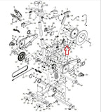 Proform Cycle Spin Bike Idler Adjustment Screw 299320 - fitnesspartsrepair