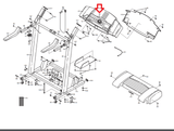 Proform FreeMotion Image Reebok Treadmill Display Console Book Holder 142583 - hydrafitnessparts