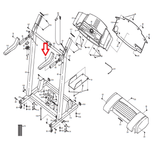 Proform Freemotion NordicTrack Treadmill Right Plastic Grip Cover 169678 - hydrafitnessparts