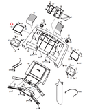 Proform Gold's Gym 570 620 710 570 720 520 ZN Treadmill Left Speaker Back 314027 - hydrafitnessparts