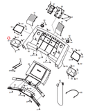 Proform Gold's Gym 570 620 710 570 720 520 ZN Treadmill Left Tray 314029 - hydrafitnessparts