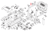 Proform Gold's Gym HealthRider Image Weslo Treadmill Right Handrail 241262 - fitnesspartsrepair