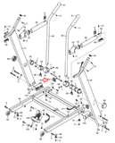 Proform Gold's Gym Reebok Treadmill Left Upright Spacer 266398 or 252864 - fitnesspartsrepair