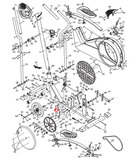 Proform Health Rider Image Freespirit Elliptical Magnetic Brake Assembly 197875 - hydrafitnessparts