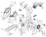 Proform HealthRider Elliptical Resistance Eddy Brake Flywheel Mechanism 368885 - hydrafitnessparts