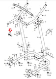 Proform HealthRider Image Weslo Treadmill Latch Pin Assembly 247846 - hydrafitnessparts