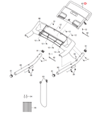 Proform HealthRider Treadmill Display Console Panel MFR-ETSP39907 252190 - hydrafitnessparts