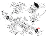 ProForm Hybrid Trainer Pro Elliptical Idler Axle 372203 - fitnesspartsrepair