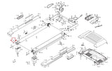 Proform Image 19.0r ADVANCED 3000 6.0 GSX Treadmill Rear Roller Bracket 225893 - hydrafitnessparts